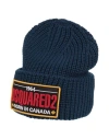 Dsquared2 Man Hat Blue Size Onesize Wool