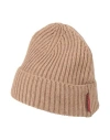 Dsquared2 Man Hat Camel Size Onesize Wool In Beige