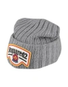 Dsquared2 Man Hat Grey Size Onesize Wool
