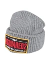 Dsquared2 Man Hat Light Grey Size Onesize Wool In Grey