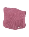 Dsquared2 Man Hat Mauve Size Onesize Cotton, Wool In Purple