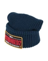 Dsquared2 Man Hat Navy Size Onesize Wool