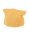 Dsquared2 Man Hat Marigold Size Onesize Cotton, Wool In Yellow