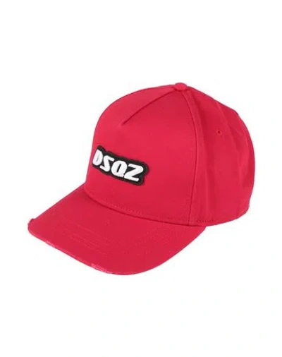 Dsquared2 Man Hat Red Size Onesize Cotton