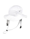 Dsquared2 Buket Cotton Hat In Solid Color In White