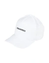 Dsquared2 Man Hat White Size Onesize Cotton