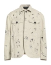 Dsquared2 Man Jacket Beige Size 44 Cotton