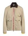 Dsquared2 Man Jacket Beige Size 44 Cotton, Elastane In Beige