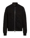 Dsquared2 Man Jacket Black Size 38 Cotton, Elastane In Black