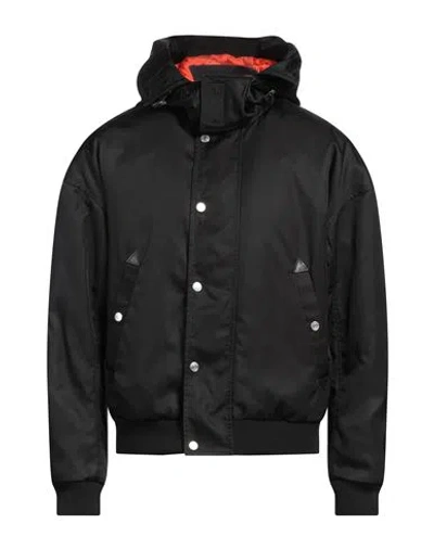 Dsquared2 Man Jacket Black Size 38 Polyamide
