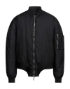 Dsquared2 Man Jacket Black Size 40 Polyamide, Polyurethane Coated