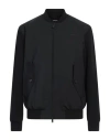 Dsquared2 Man Jacket Black Size 44 Virgin Wool, Elastane In Black