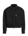 Dsquared2 Man Jacket Black Size 44 Cotton