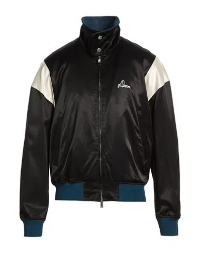 Dsquared2 Man Jacket Black Size 46 Cotton, Viscose, Elastane