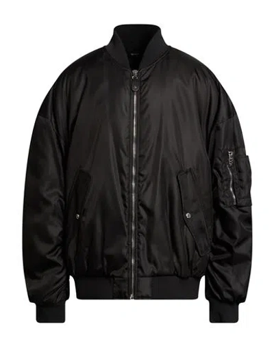 Dsquared2 Man Jacket Black Size 46 Polyamide