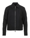 Dsquared2 Man Jacket Black Size 46 Polyester, Virgin Wool