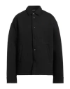 Dsquared2 Man Jacket Black Size L Cotton In Metallic