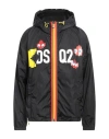 Dsquared2 Man Jacket Black Size L Polyamide In Black