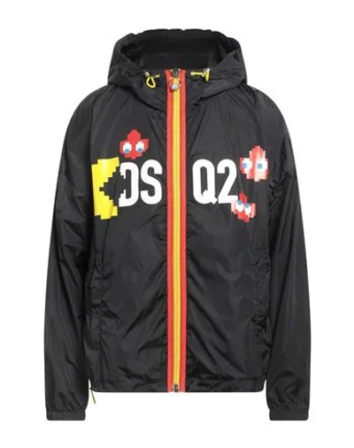 Dsquared2 Man Jacket Black Size L Polyamide
