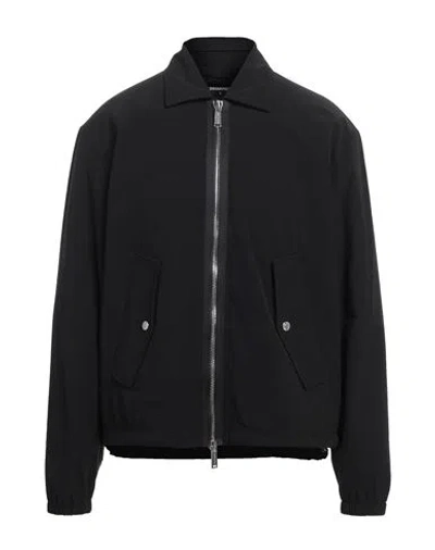 Dsquared2 Man Jacket Black Size L Polyamide, Elastane