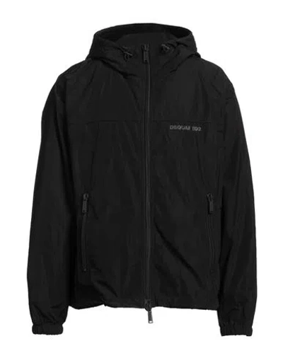 Dsquared2 Man Jacket Black Size L Polyester