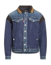 Dsquared2 Man Jacket Blue Size 42 Polyamide In Blue