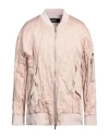 Dsquared2 Crumpled Effect Cotton Jacket In Pink