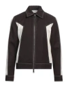 Dsquared2 Man Jacket Dark Brown Size 46 Polyester, Virgin Wool In Brown