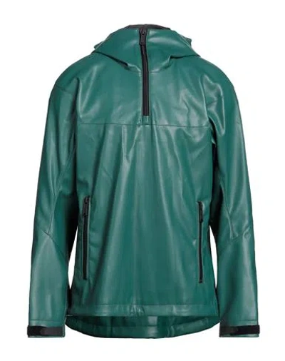 Dsquared2 Man Jacket Green Size 38 Polyester, Polyurethane, Polyamide