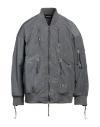 Dsquared2 Man Jacket Grey Size 38 Polyester In Gray