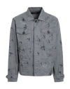 Dsquared2 Man Jacket Lead Size M Cotton In Grey