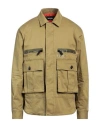 Dsquared2 Man Jacket Military Green Size 38 Cotton, Elastane