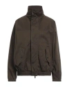 Dsquared2 Man Jacket Military Green Size M Cotton, Elastane