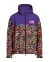Dsquared2 Man Jacket Purple Size 46 Cotton, Elastane In Purple