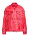 Dsquared2 Man Jacket Red Size 42 Polyamide In Red