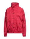 Dsquared2 Man Jacket Tomato Red Size M Cotton, Elastane In Red