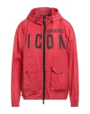 Dsquared2 Man Jacket Red Size M Polyamide