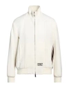 Dsquared2 Man Jacket White Size 44 Polyester, Virgin Wool
