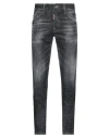 Dsquared2 Black Cotton Jeans In Black