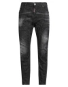 Dsquared2 Dsquared Men Tidy Biker Jeans In Black