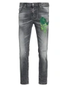 Dsquared2 Man Jeans Black Size 34 Cotton, Elastomultiester, Elastane In Black