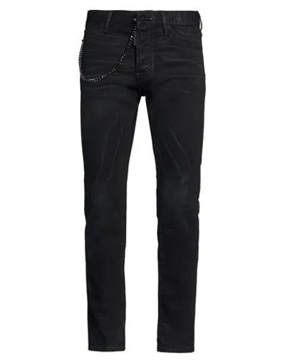 Dsquared2 Man Jeans Black Size 36 Cotton, Elastane