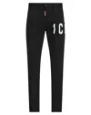 Dsquared2 Denim Trousers With Pockets And Loops In Black