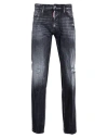 Dsquared2 Man Jeans Black Size 36 Cotton In Gray