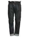Dsquared2 Man Jeans Black Size 38 Cotton, Elastane In Black