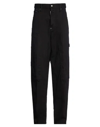 Dsquared2 Man Jeans Black Size 38 Cotton, Elastane