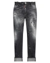 Dsquared2 Man Jeans Black Size 38 Cotton, Elastomultiester, Elastane In Black