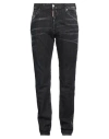 Dsquared2 Man Pants Black Size 36 Cotton, Elastane In Black