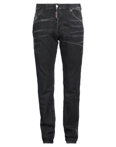 DSQUARED2 DSQUARED2 MAN JEANS BLACK SIZE 38 COTTON, ELASTOMULTIESTER, ELASTANE
