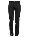 Dsquared2 Man Jeans Black Size 42 Cotton, Polyester, Elastane In Black